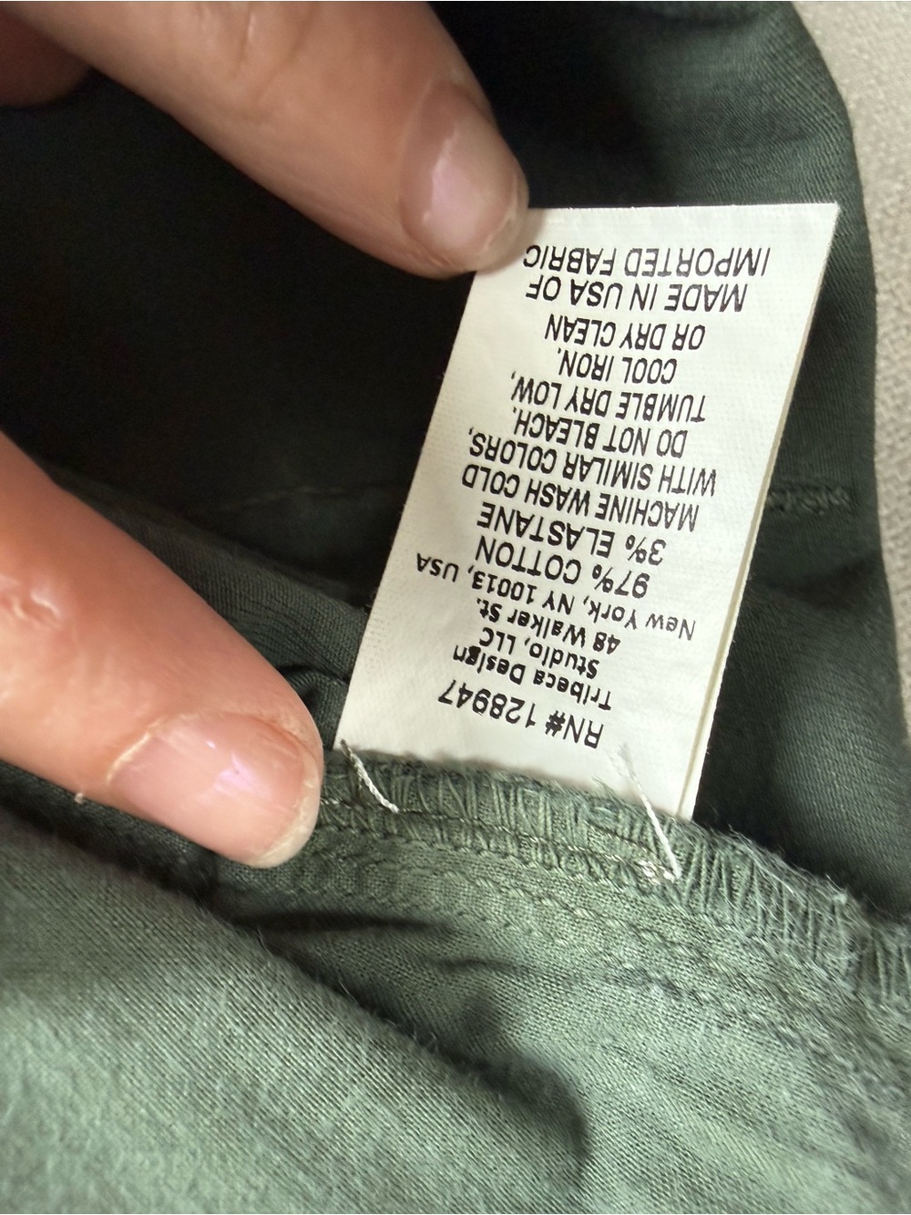 Nili Lotan carpenter shorts in avocado green size 8 - Picture 9 of 9